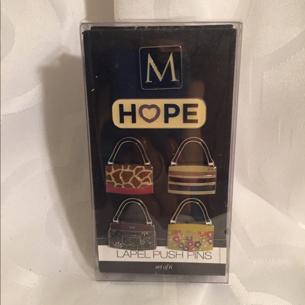 🌺 Miche Lapel push pins. Collection of 6 New!